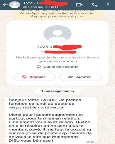 Témoignage de Djeneba